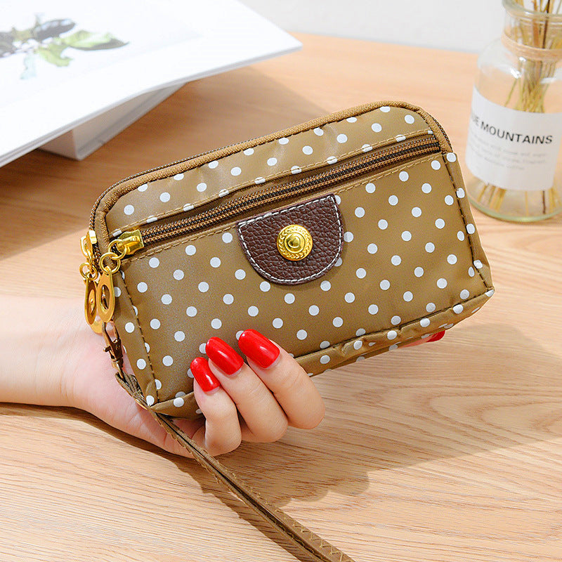 Wholesale Zipper Nylon Cloth Hand-held Short Wallet